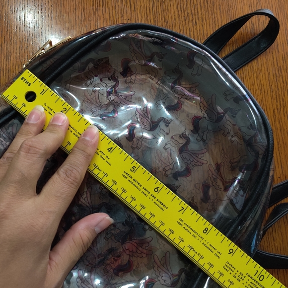 See through small unicorn backpack - Picture 5 of 5
